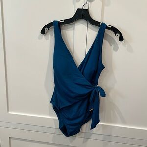 Vince Camuto Swim! Beautiful blue one piece